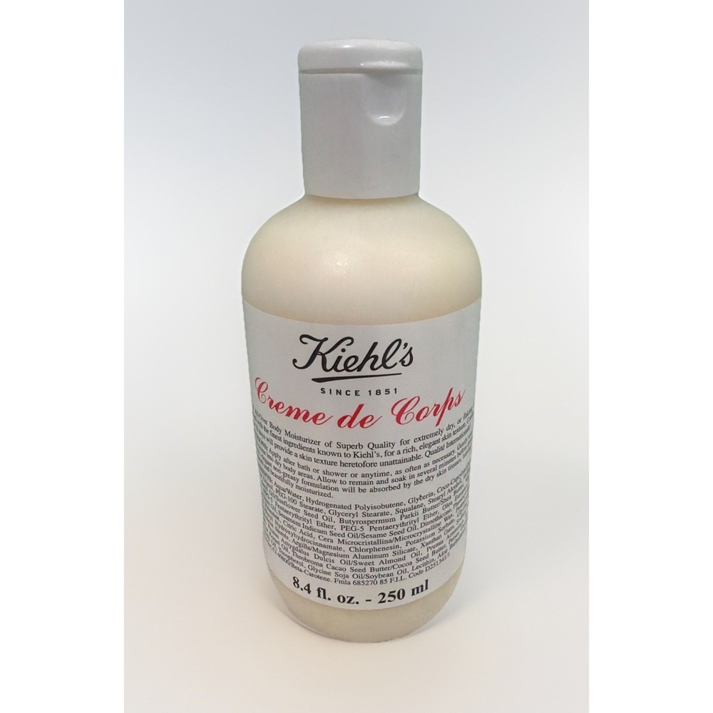 Kiehl's Creme de Corps Body Lotion 8.4oz/250ml with Cocoa Butter‎ New & Sealed